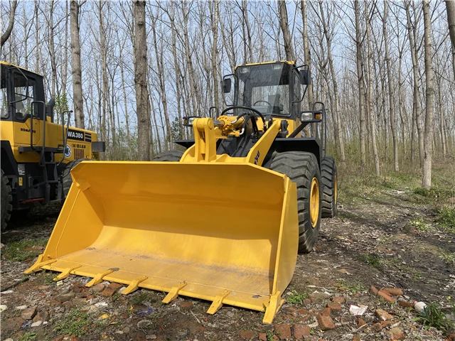 Front wheel loader Japan komatsu wa380 wa380-3 wa380-6 high quality wheel loaders in stock