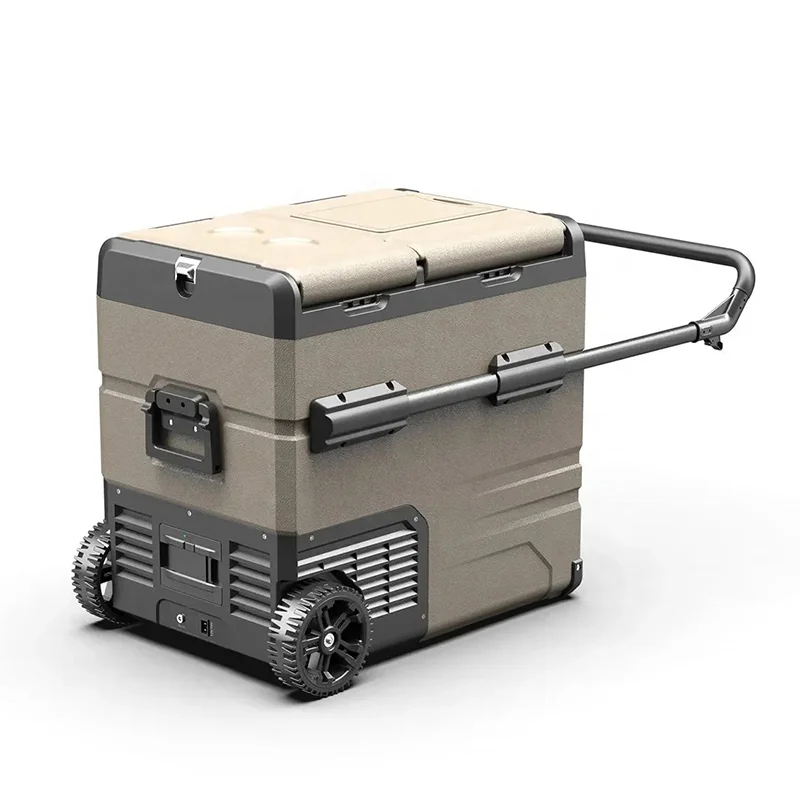 Best price 55L Car refrigerator with APP Control Panel 12V/24V/220V Car Fridge for Hotel Outdoor RV Garage Commercial Household