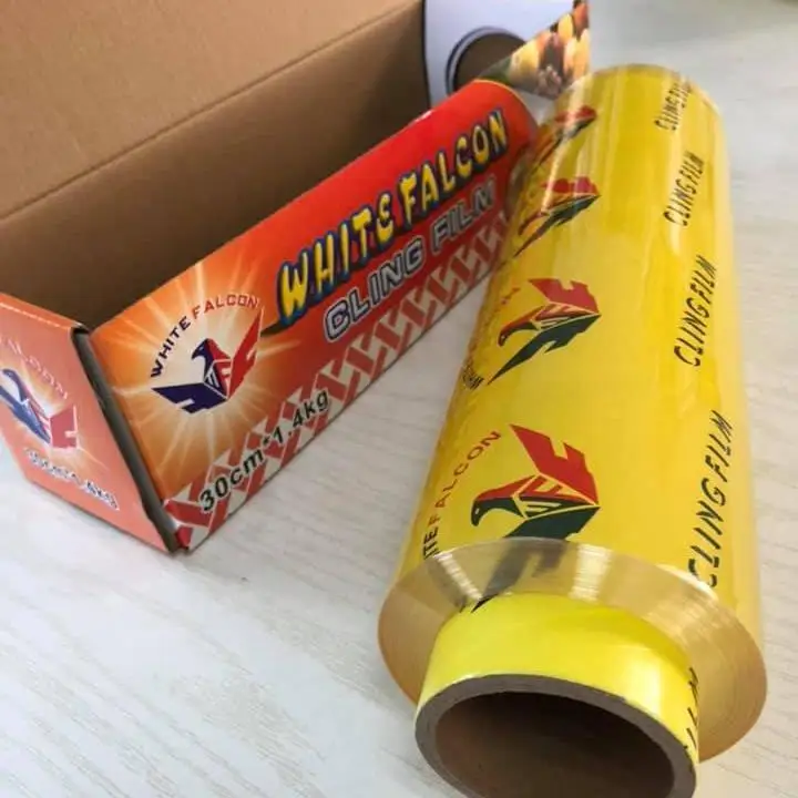 pvc cling film suit for automatic food wrapping machine plastic film wrapper of nori for onigiri falcon plastic wrap