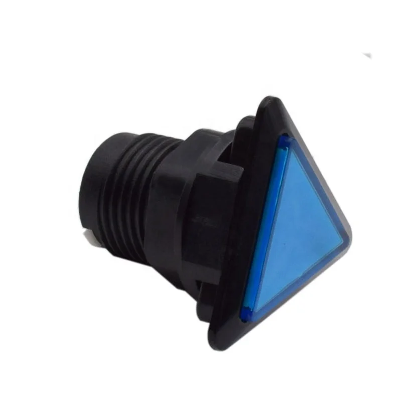 
high quality casino slot POG game machine triangle illuminated square push button switch 