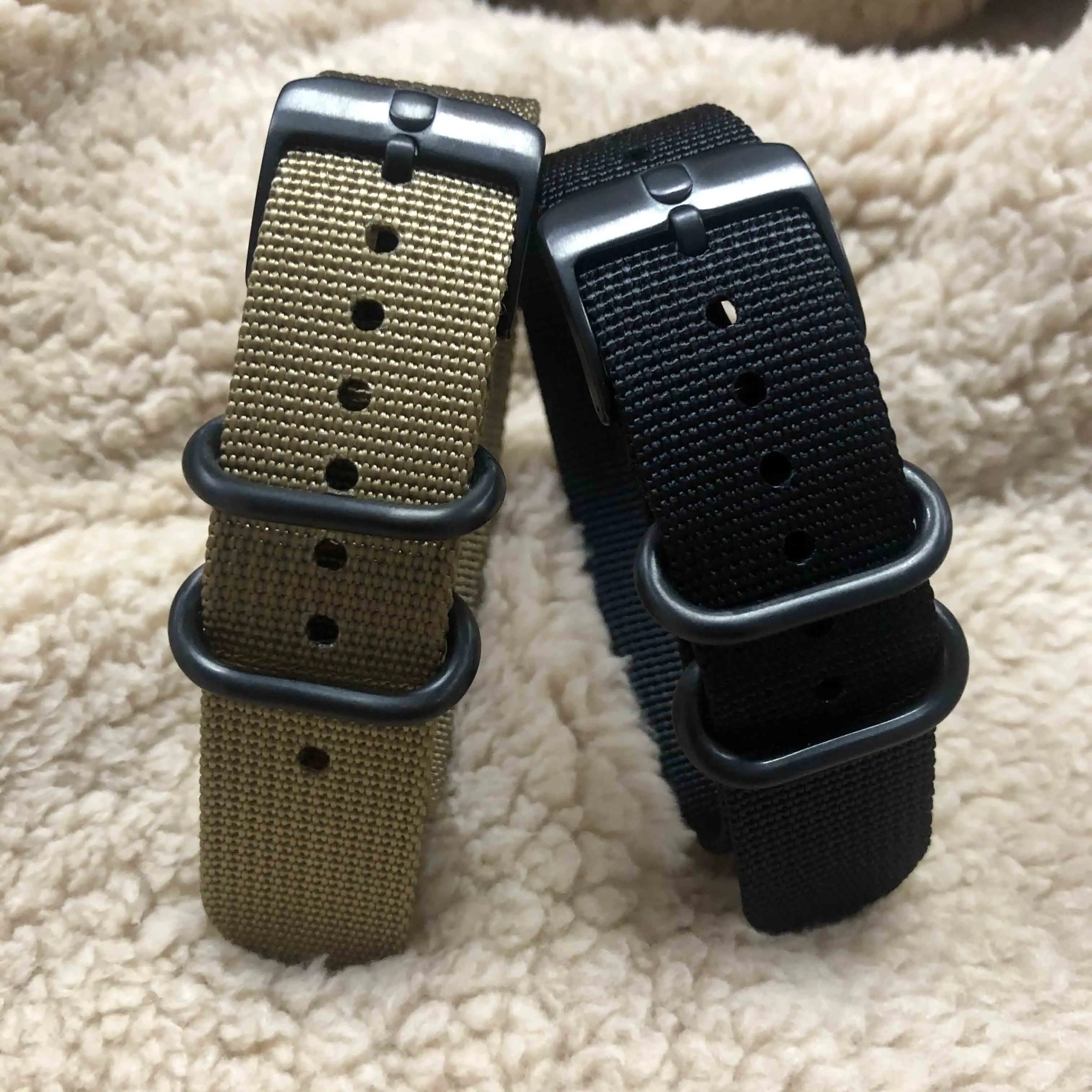 Custom Colors Heavy Duty Design Nylon Watchband  Nylon Watch Band Watch Strap Replacement Watch Band
