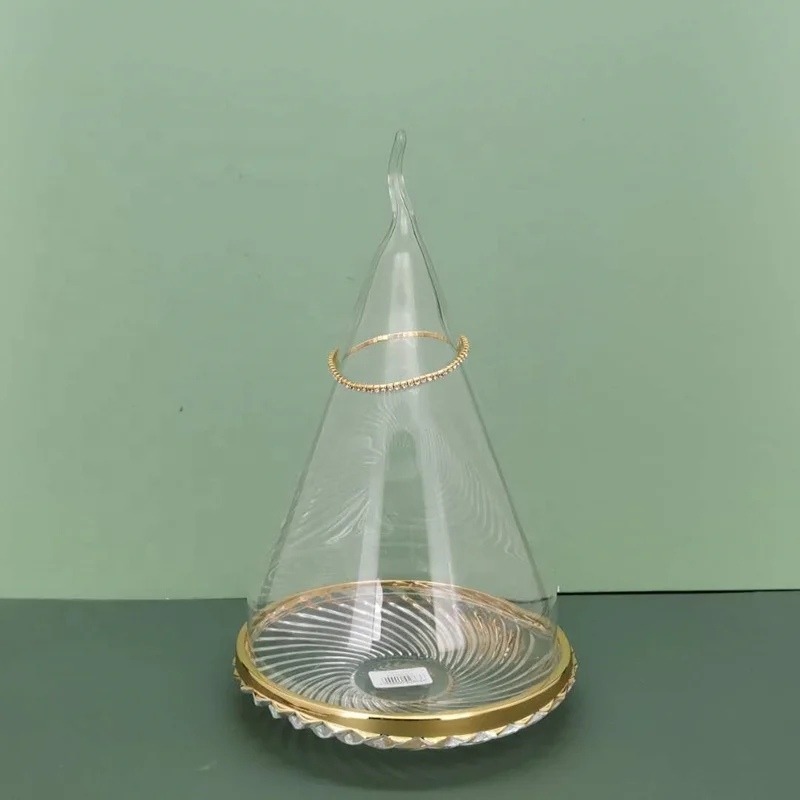 custom fashion glass craft cloche BF147