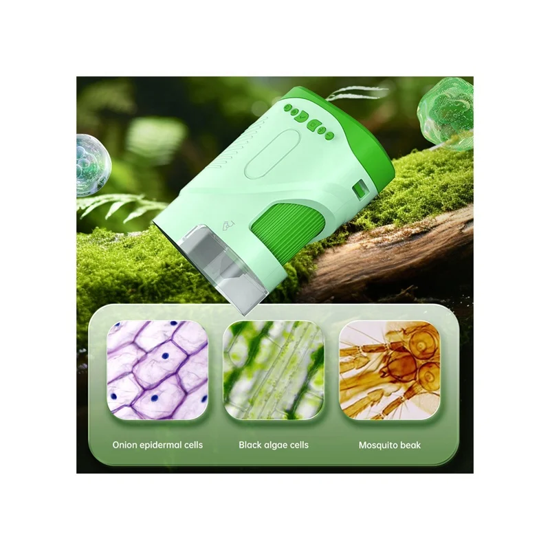 Handheld 2 in One Microscope Telescope Kit School Science Fun Educational Gift For Kids