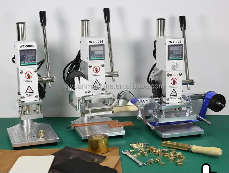 Digital Hot Foil Stamping Machine Foil Gold Printing Machine License Plate Embossing Machine