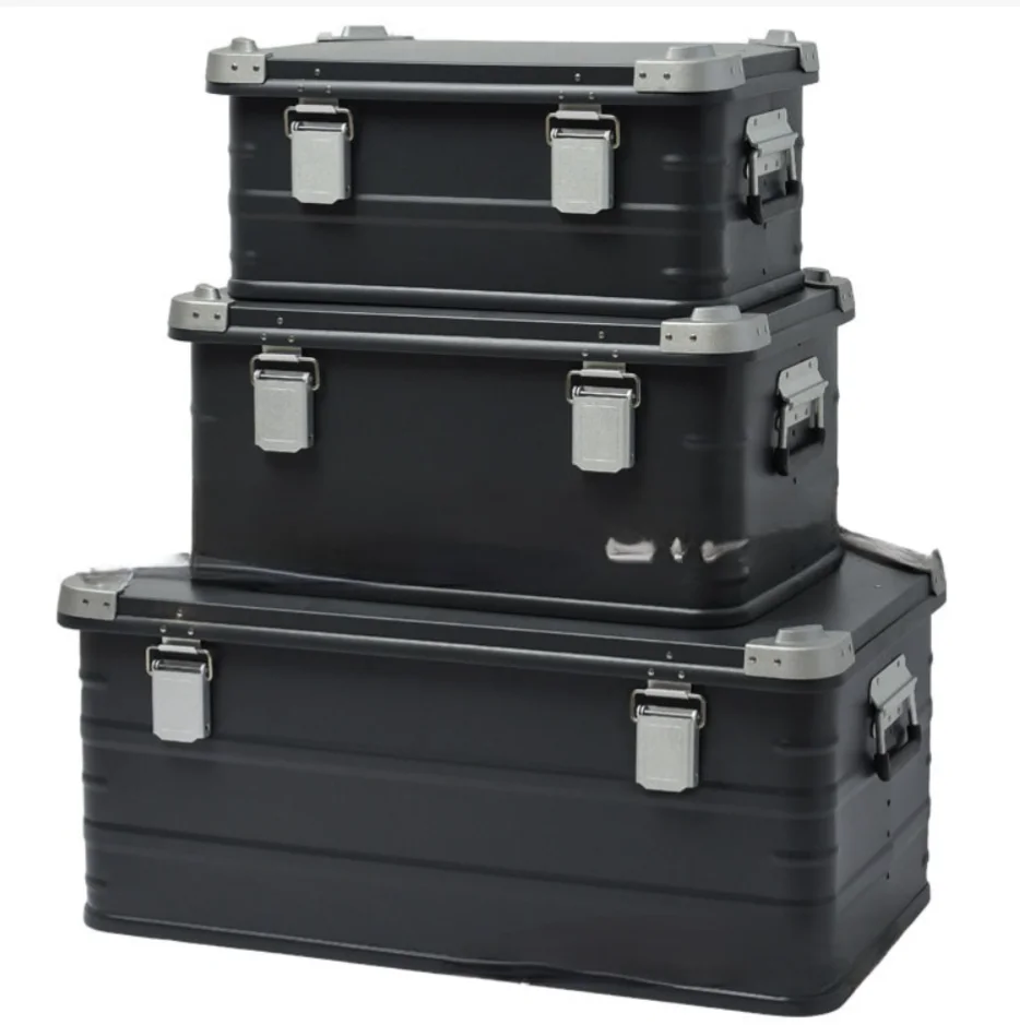 Aluminum Tool Box Outdoor Camping aluminum Overlanding Boxes Car Roof Boxes Cargo Cases