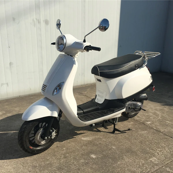Hot sale white 50cc petrol scooters motorcycle