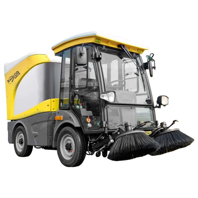 Baiyi-JS1800 Articulated Hinged Municipal Cleaning Machines Automatic Road Sweeping Machine