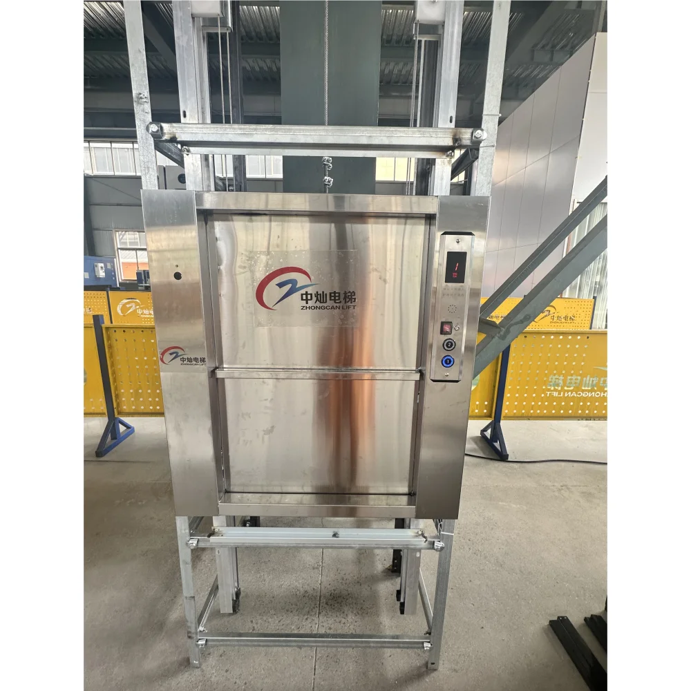 Smooth food service elevator/150kg dumbwaiter elevator/hotel laundry elevator
