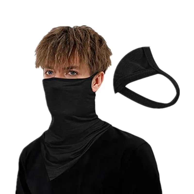 Neck Gaiter with Earloops Sun UV Protection Sports Face Mask