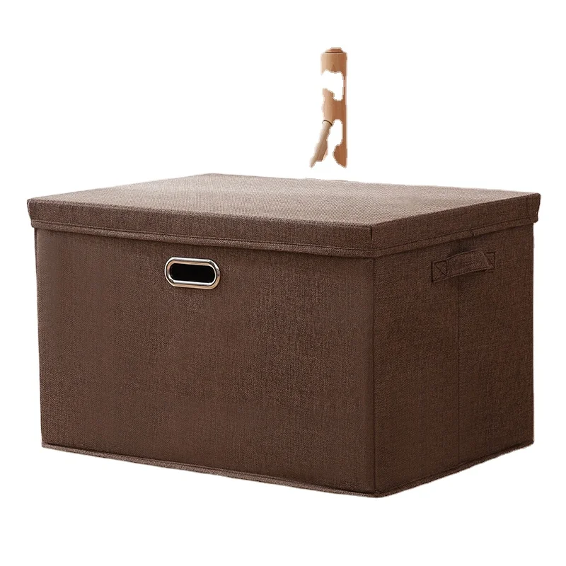 Большая игрушечная сундук с крышкой, детская складная коробка для хранения, органайзер для детской игровой комнаты, шкафа, домашней организации