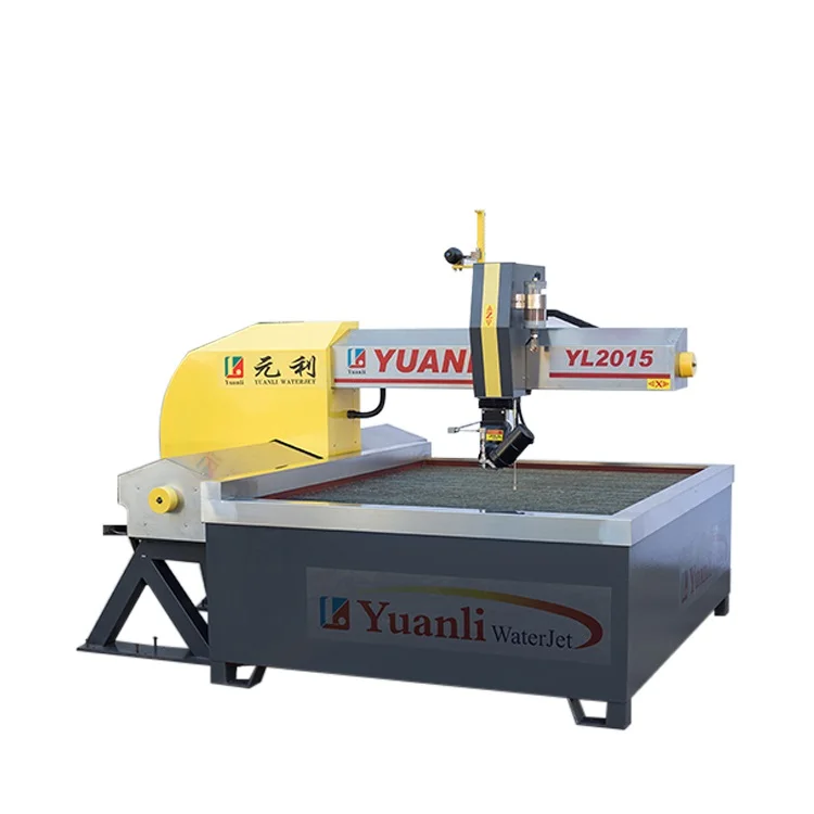 
pattern design waterjet cutting steel aluminum cutting machine 3 axis cantilever water jet cutter 