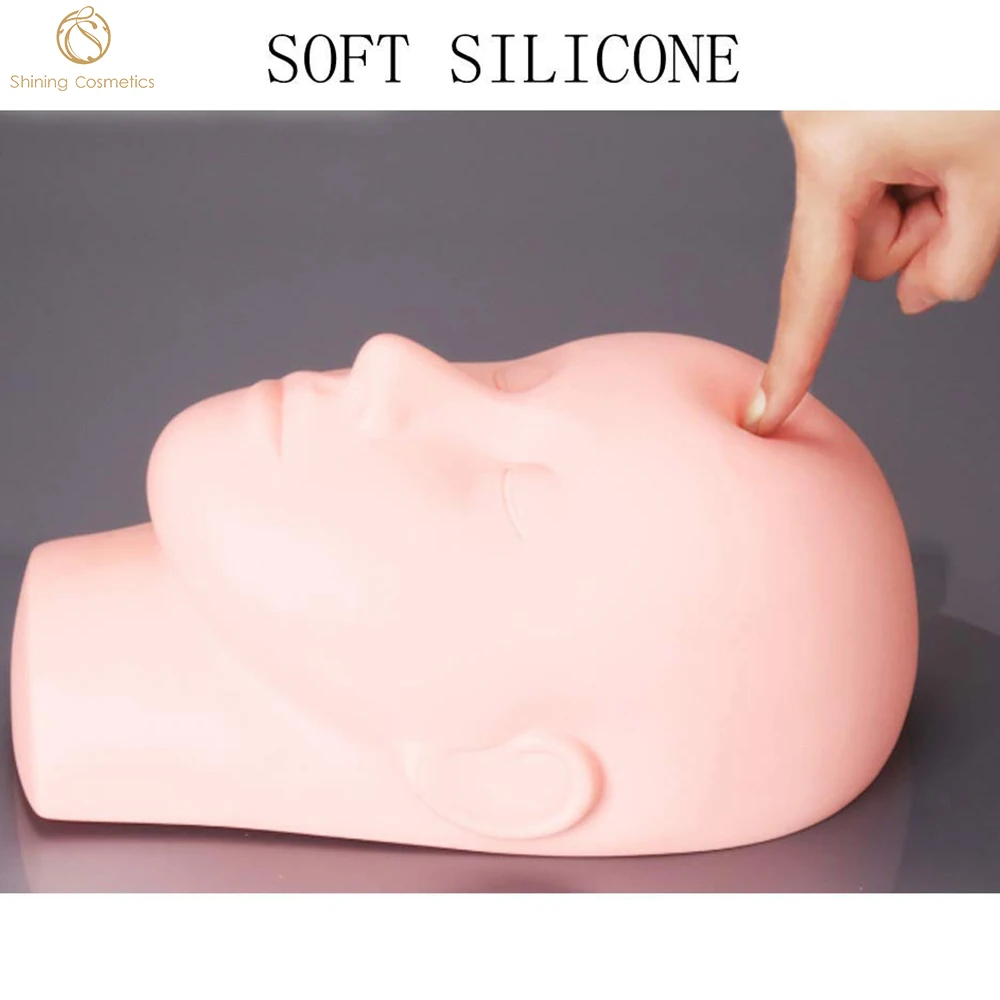 Private Label  Practice Eyelash Extension Mannequin Training Head For Eyelash Extensions