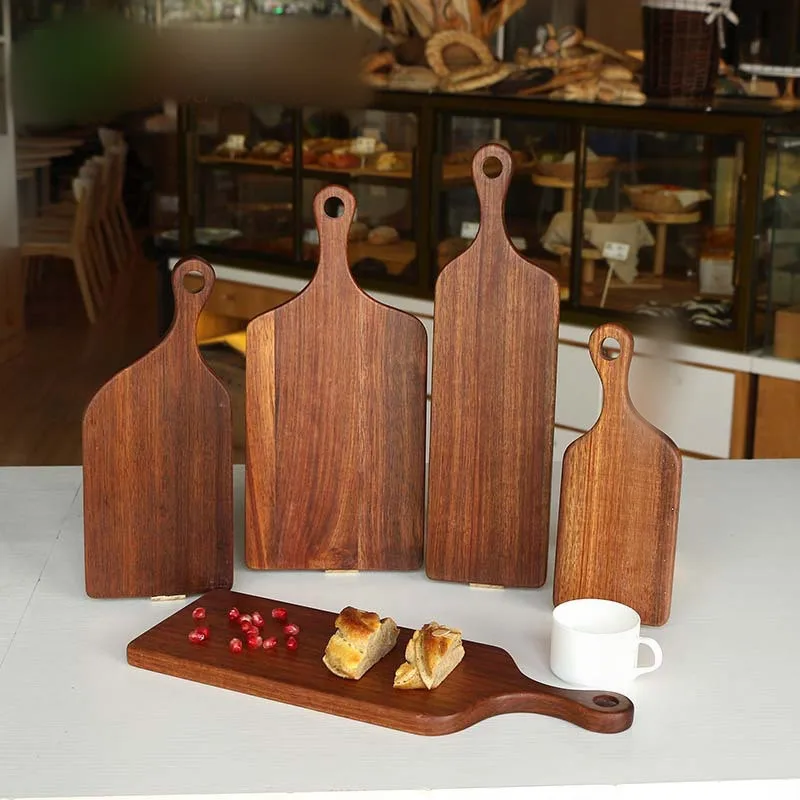 Factory Wholesale wood cutting board with handle steak board wooden cutting boards wholesale