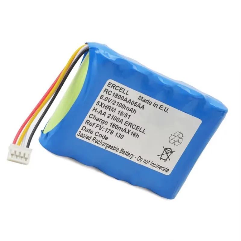 LK-For Fresenius Battery RC1800AA05AA H-AA1800B Agilia Fresenius Kabi INJECTOMAT AGILIA IS INJECTOMAT AGILIA RC2 6V 2100MAH 145g