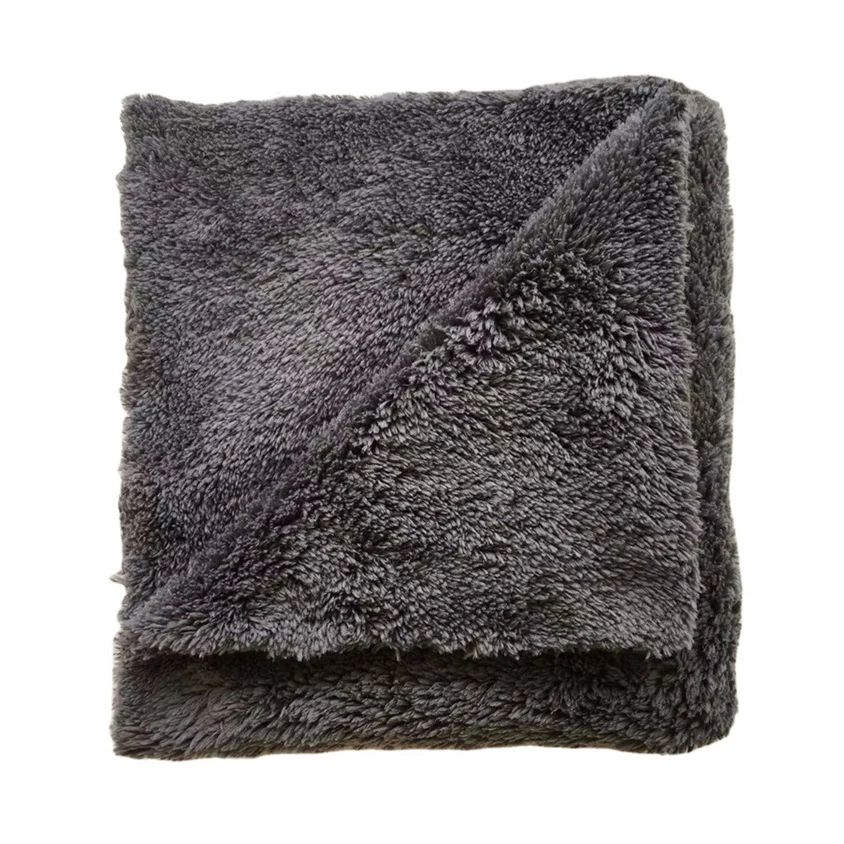 Hot Sale Edgeless Coral Fleece plush Towels High Absorptive Capacity Polishing Super Sofa Car Drying Towel