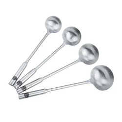 Kitchen accessories wok ladle stainless steel handle spoon soup ladle stainless steel