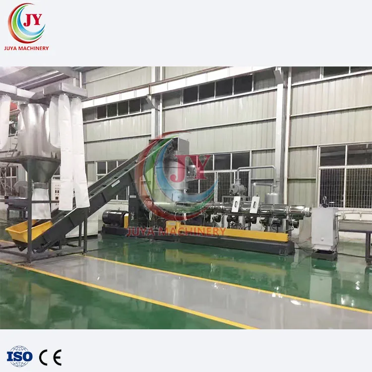 Cheap pe pp woven bags water ring recycling pelletizing machine