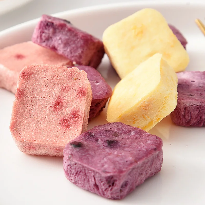 Wholesale Yogurt Frozen Dried Delicious Yogurt Block Freeze Dried Yogurt Fruit Milk Cubes