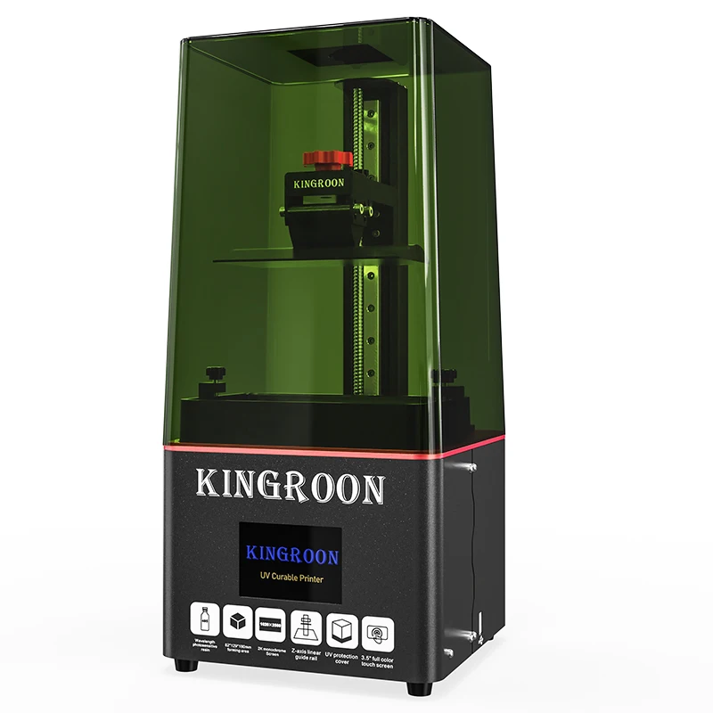 Kingroon KP6 моно плюс мини настольный LCD ювелирный 3D принтер Смола