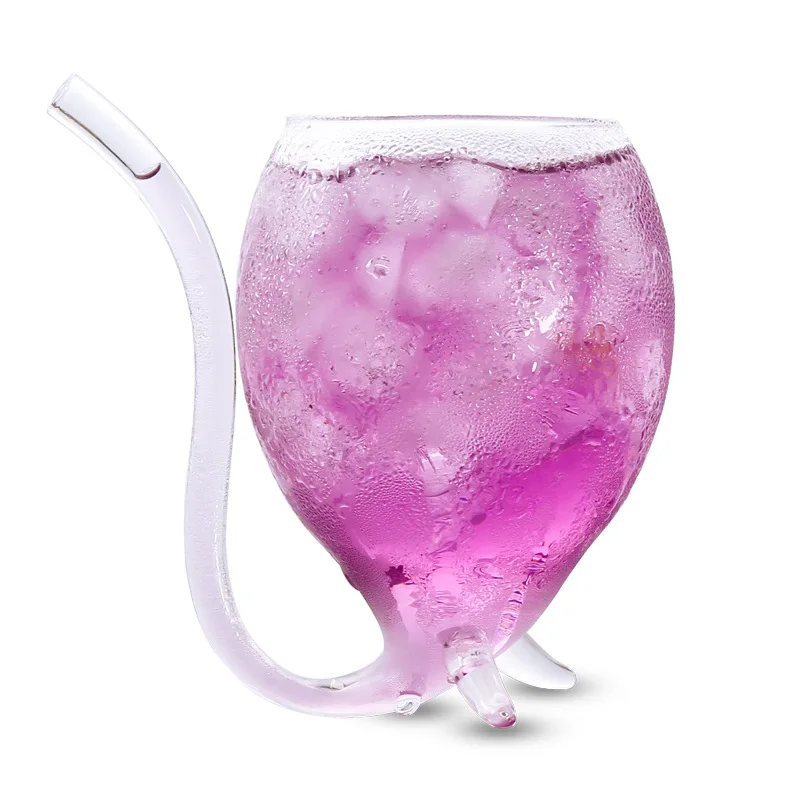 Wholesale Custom Creative Cocktail Glass 300ML Vampire Shaped Glass Martini Bar Glassware Cocktail Wine Glasses