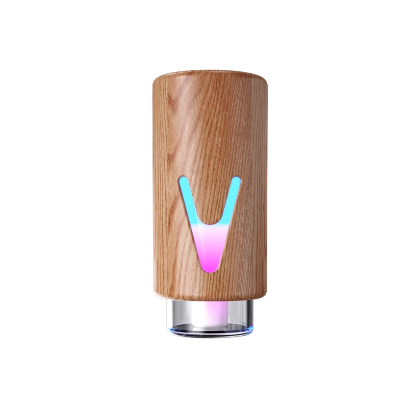 Top Sale Mini Ultrasonic Waterless Car Aroma Diffuser Electric Fragrance Car Aroma Diffuser Car Perfume Wood Vent Diffuser