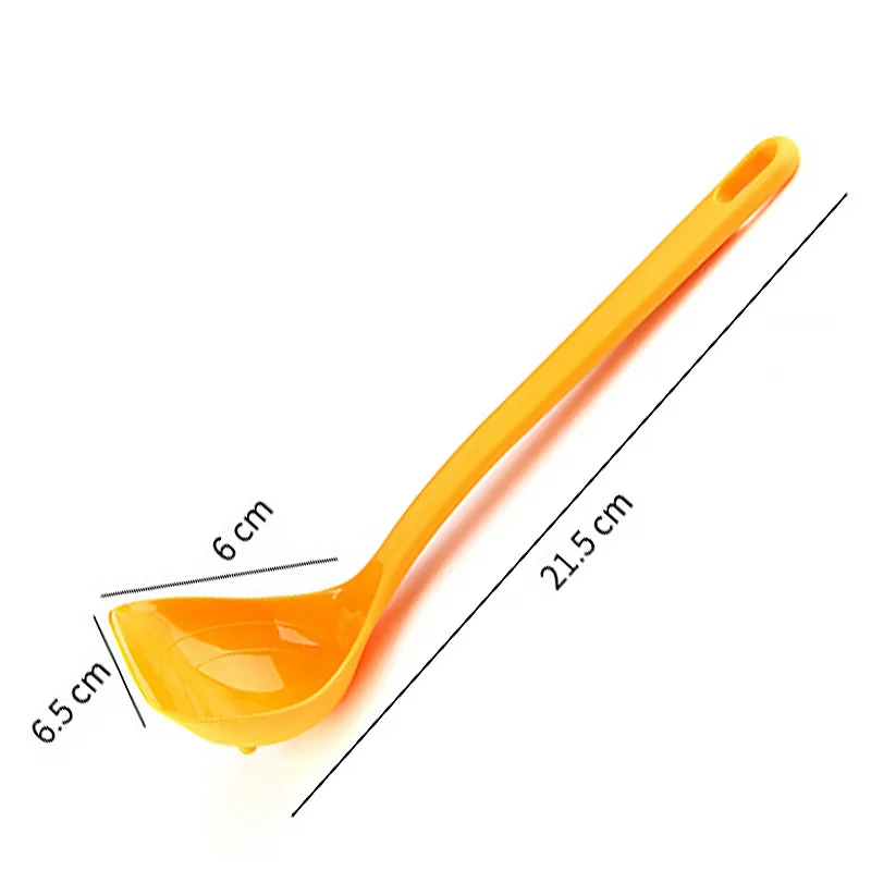 Vertical Measuring Spoon With Scale, Long-Handle Spoon, Multi-Function Spoon Household Spoon Nylon Cooking Spoon