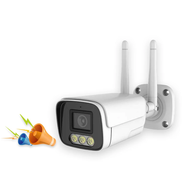 Two Way Audio Full Day Colour Night Vision Cctv Camera