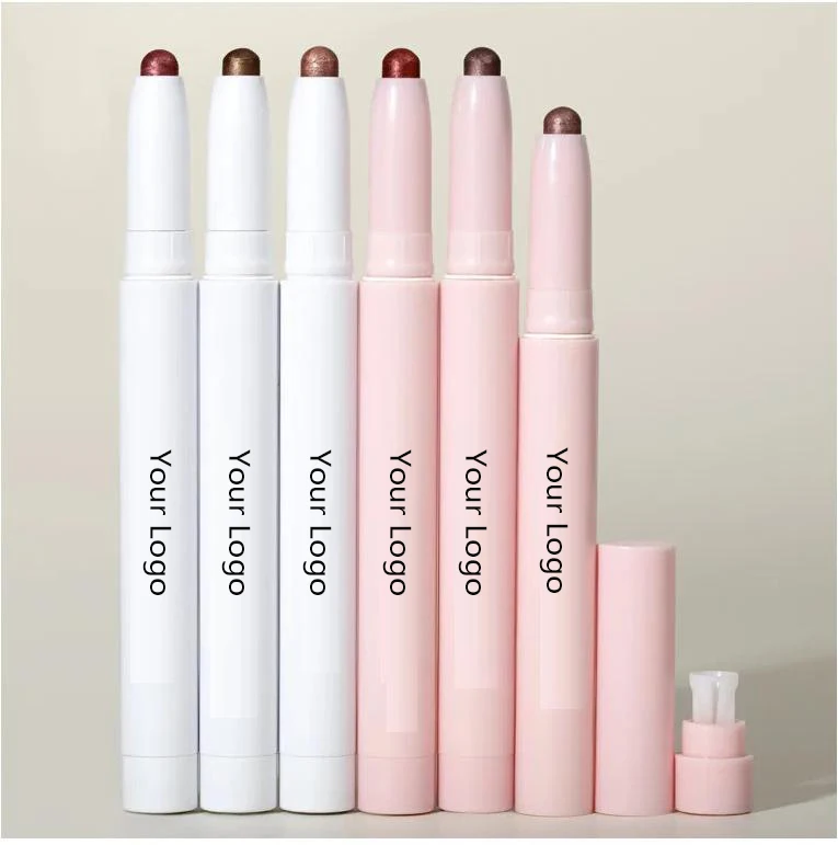 MLM Custom Makeup Hightlighting Makeup Creamy Sultry Eyeshadow Pen High Pigment Vegan Private Label Eyeshadow Stick
