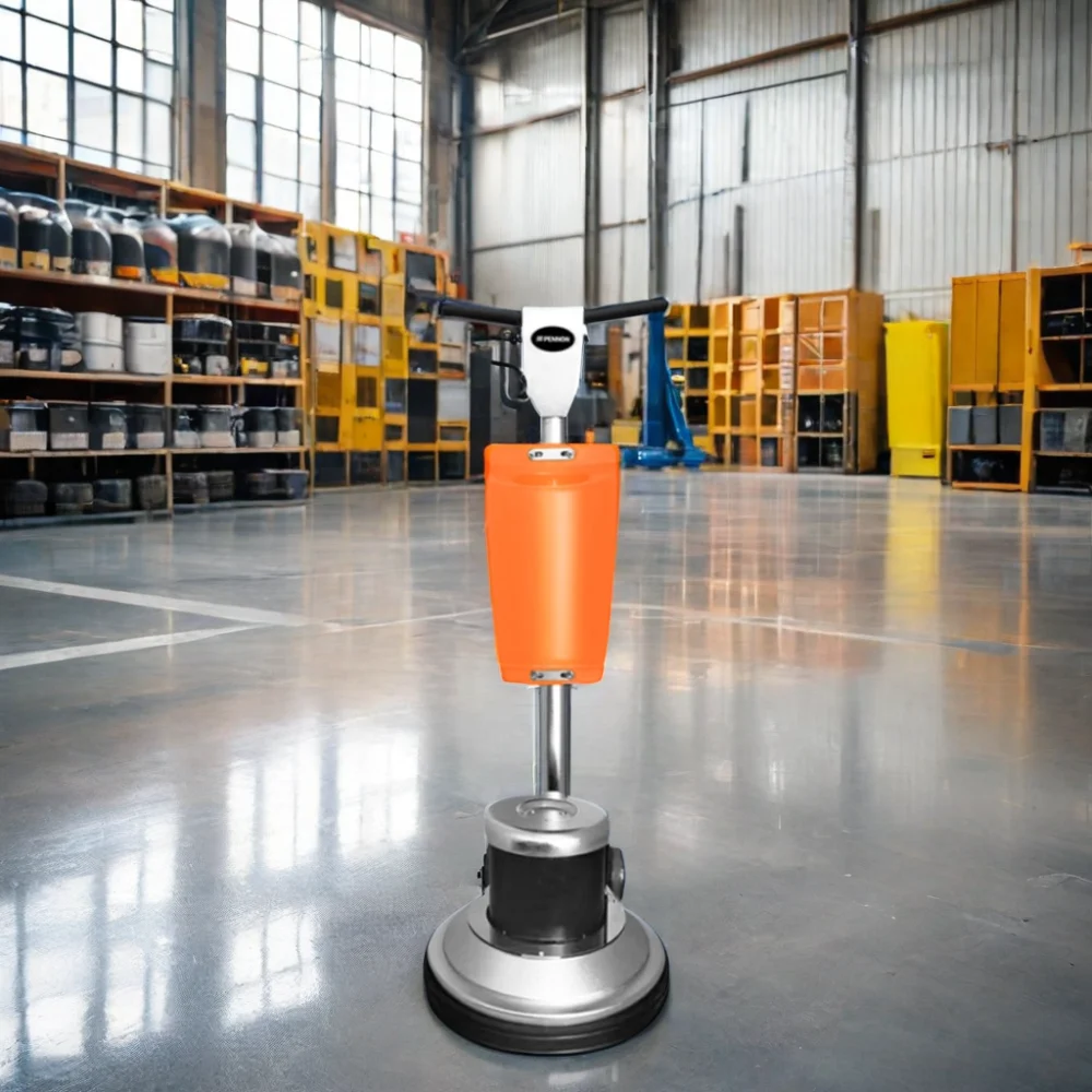 Commercial household floor scrubber sweeper marble floor cleaning machine 150rpm/min 150rpm single disc