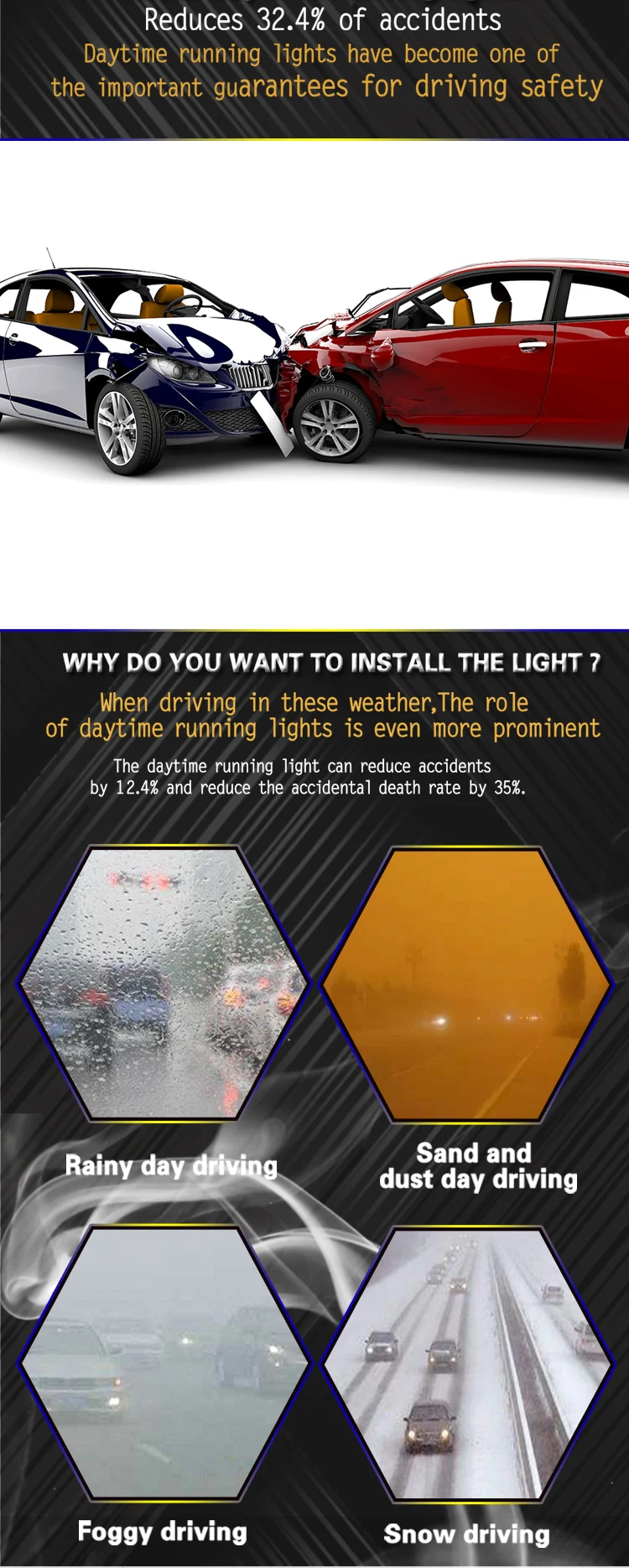 daytime running light fog lamp