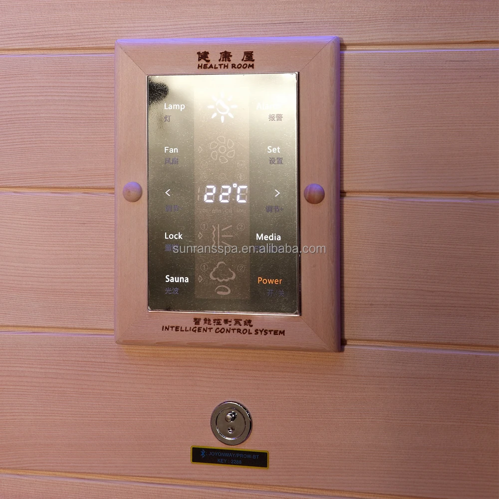 Sunrans New Arrival Luxury Fashion Iron Fir Far-infrared Sauna and Shower Room Combination Room