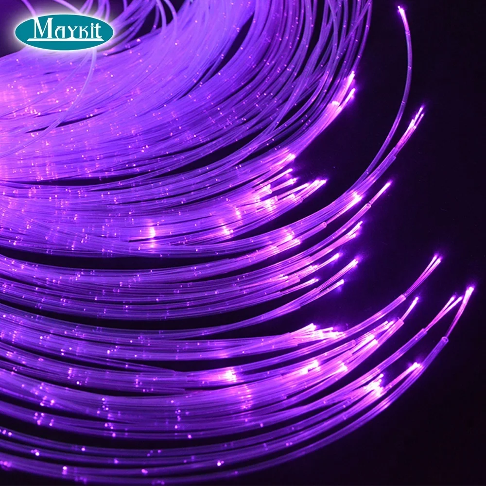 Sparkle Flash Point Fiber Optic Cable  for LED Fiber Optic Sensory Light Curtain Waterfall Light