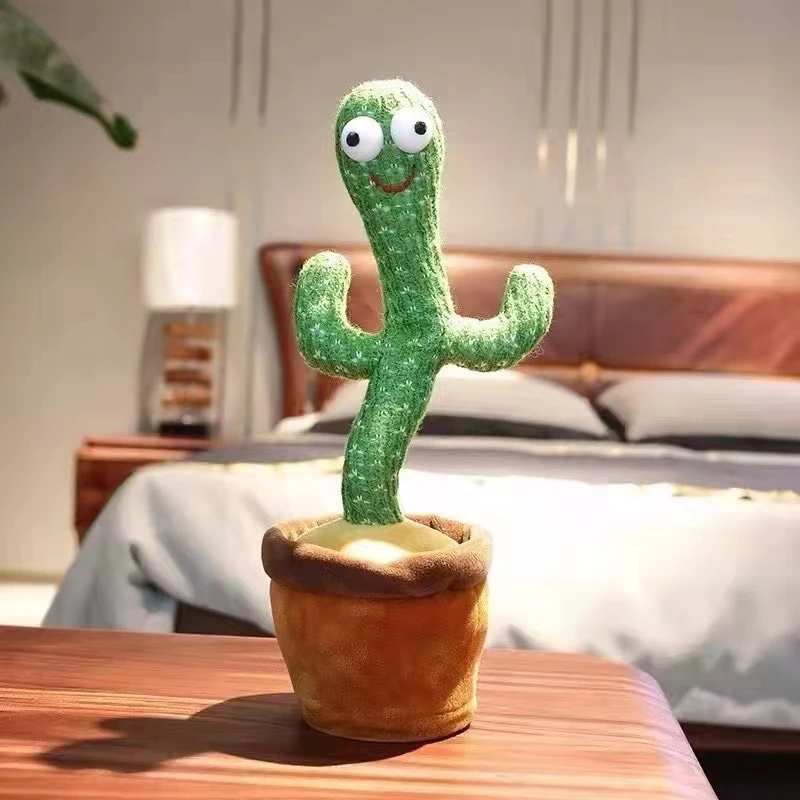 Wholesale Soft Plush Toys Electric Cactus Toy Singing Talking Dancing Cactus Dancing Vocal Cactus Toy