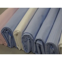 Softness 100% pure Japanese plain white cotton fabrics for shirts