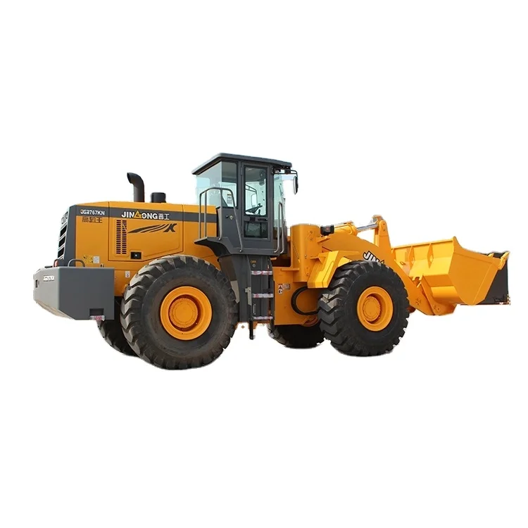 China famous brand jingong JGM767 Rated Load 6 ton medium Wheel loader front end loader
