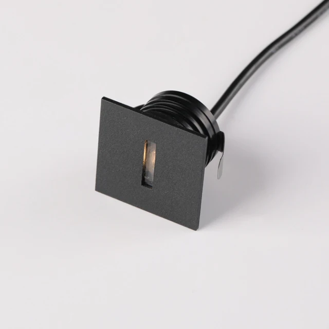 Residential 1w 2w Square Mini Stair Step Led Light Waterproof Dimmable Outdoor Light