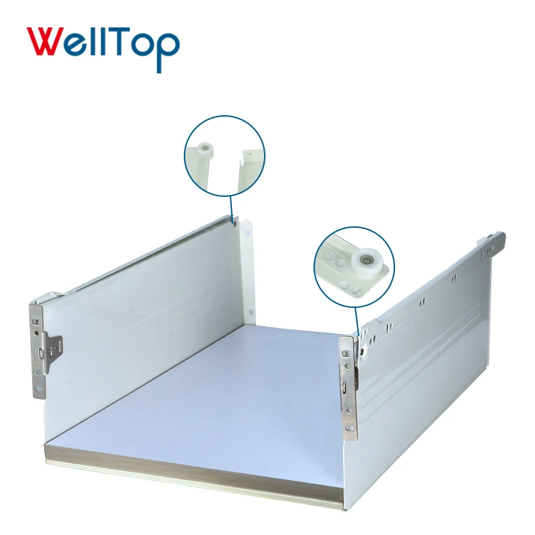 15.013 H118mm Drawer Slides - Top and Bottom Mounting Drawer Rails