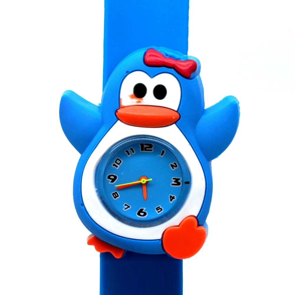 wholesale kids children boys girls lovely cute cartoon flower animal slap watches fashion students birthday gift quartz watches