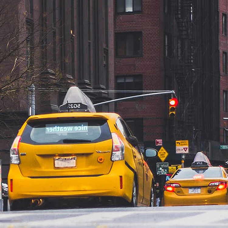 Portable LED APP Programmable LED Message Screen Car Rear Window Interactive Outdoor Capacitive Led Car Display Rgb