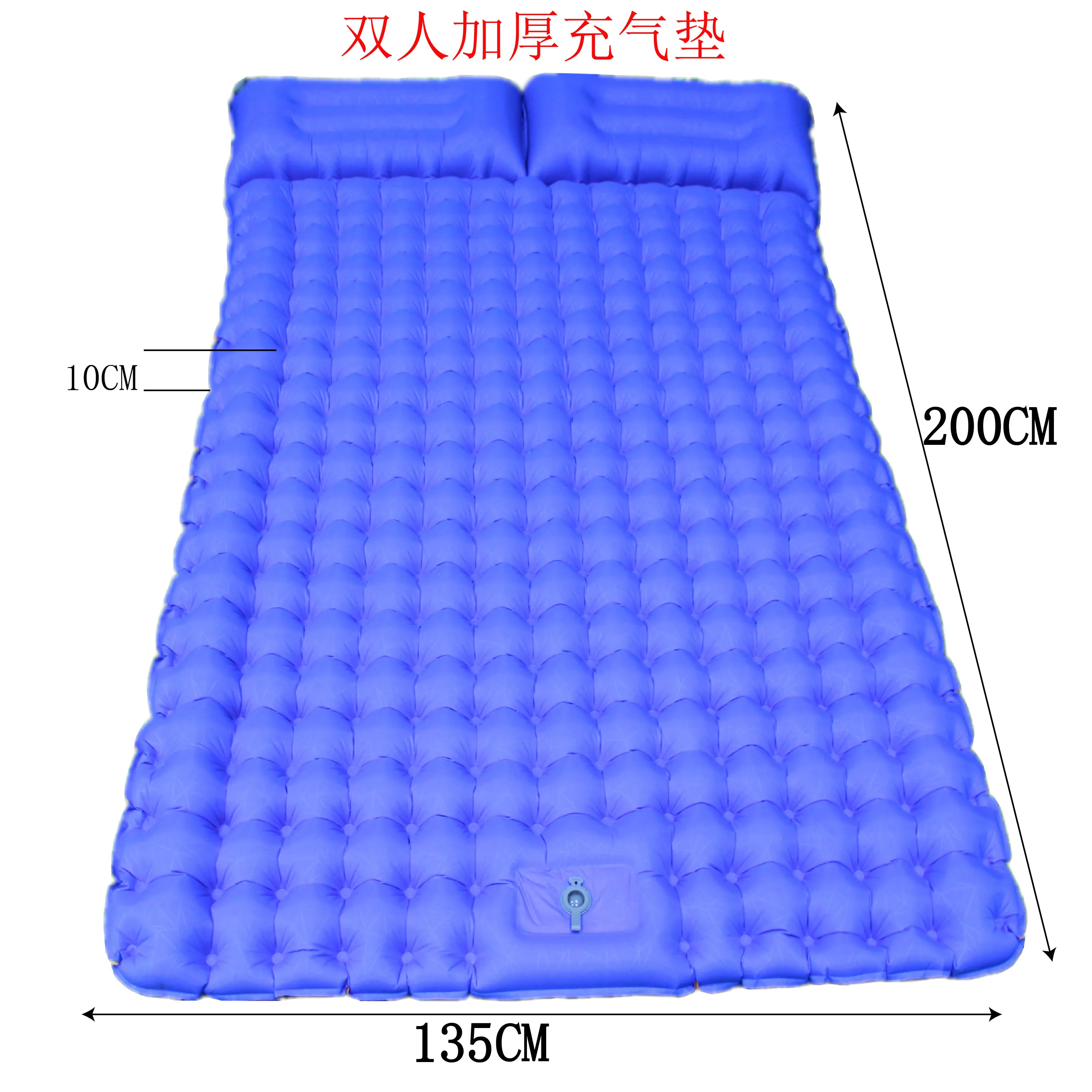 double camping sleeping pad camping sleeping pad mat double camping pad with pillow