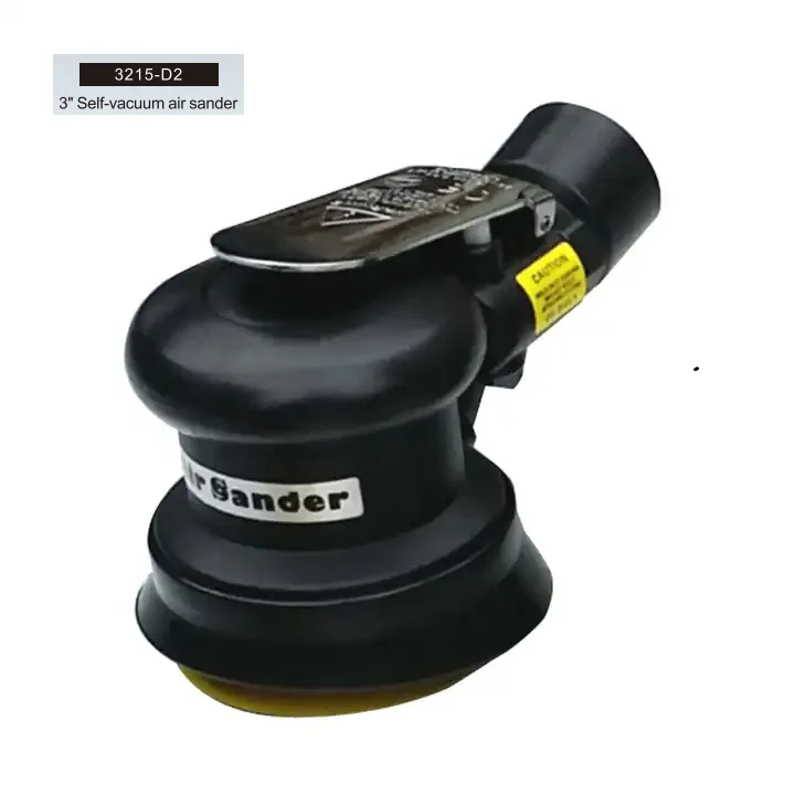 3215-D2 Industrial 3 Inch Pneumatic Polishing Eccentric Vacuum Grinder Self-vacuum Random Car Polisher  Air Orbital Sander