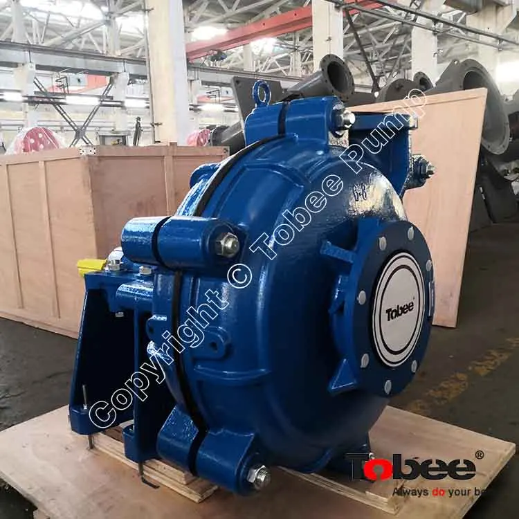 Tobee 8/6E-THR Rubber Lined Slurry Pumps Centrifugal Mining Slurry For Mining