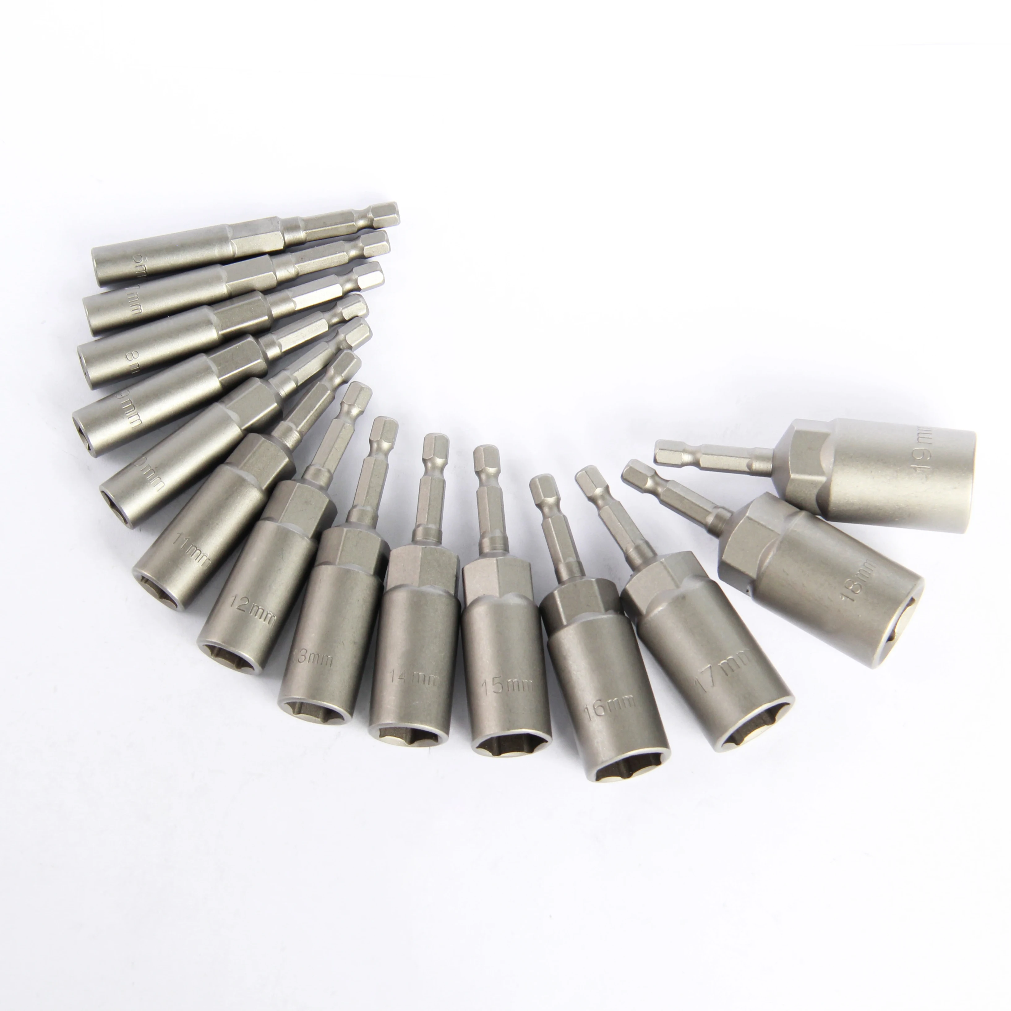 Extra Deep Nut Driver Set Screwdriver Hollow Socket bit