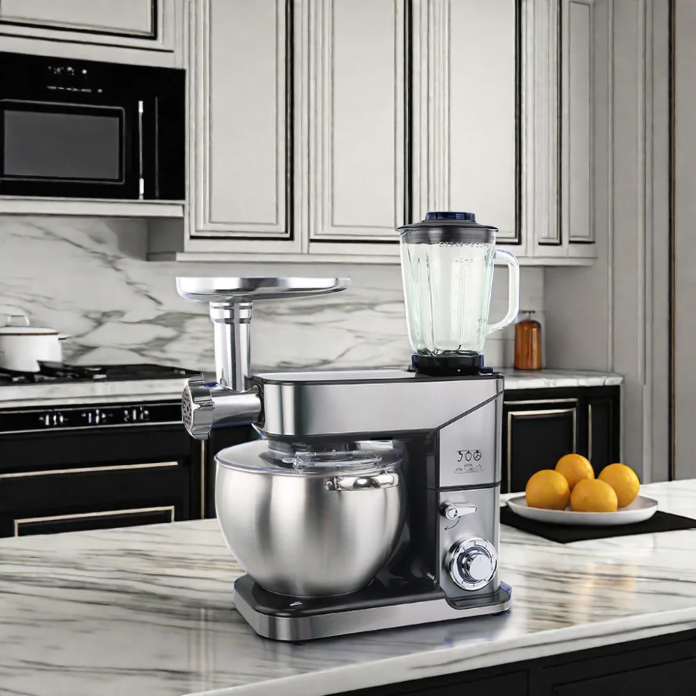 High Speed Control Stand Mixer Electric Kitchen Appliances Multi-purpose Dough Stand Mixer