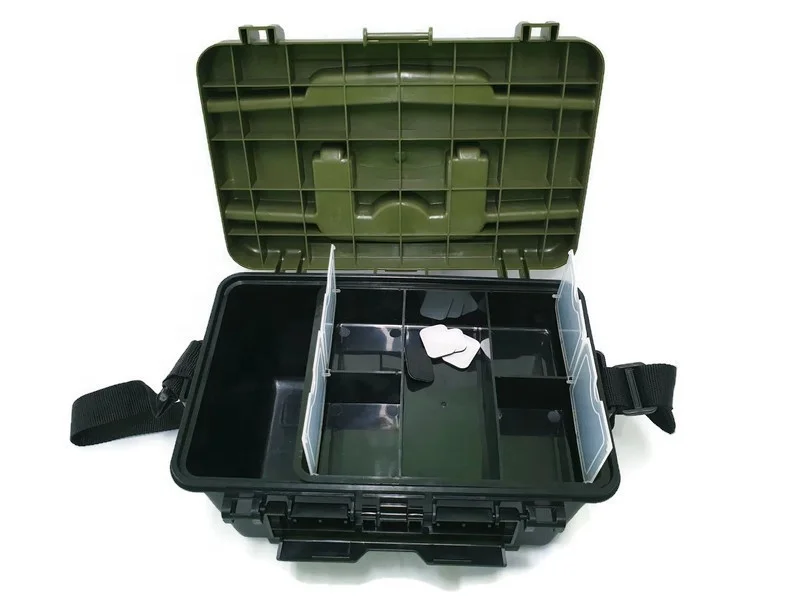 Good Fishing Tackle Seat Box Storage Carry Shoulder Strap Side Sotelo Size S (HS-2627), Fishing Tackle Box