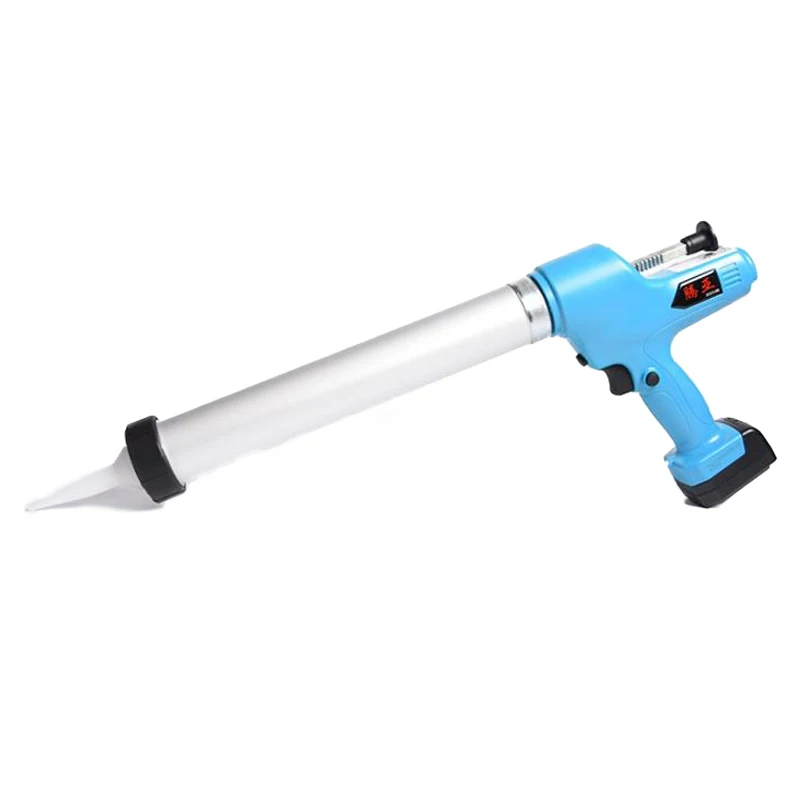 Electric glass glue gun rechargeable silicone caulking double pipe gap grouting filling sealing tool