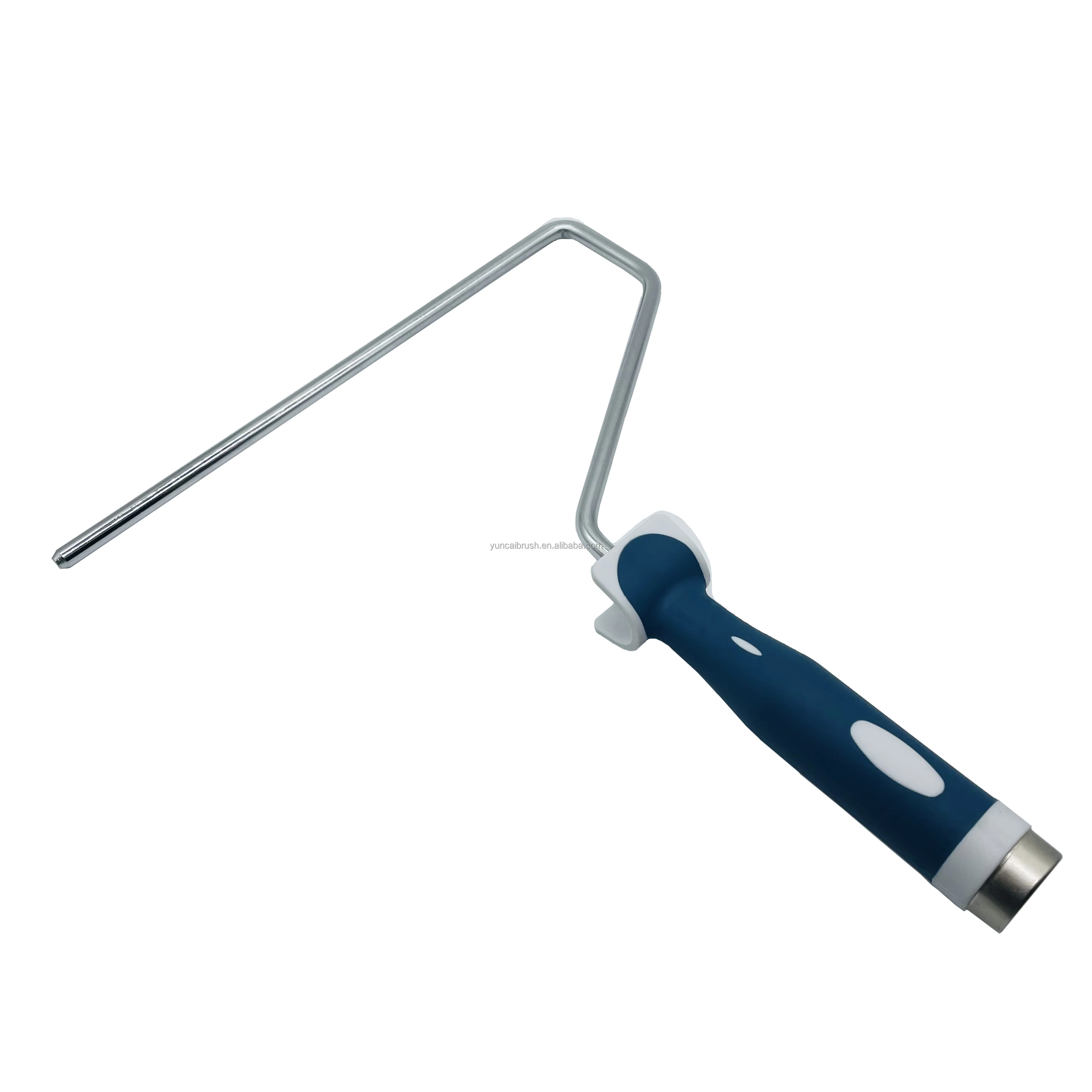 Yuncai Raw Material of Brush Soft Rubber Paint Roller Brush Plastic Handle Decoration American Style Paint Roller Frame Design