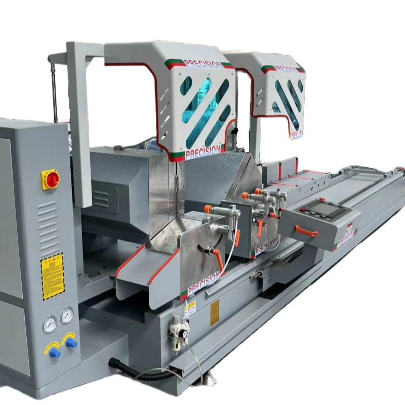600mm Double-Ended Heavy Duty Precision CNC Miter Saw Machine New Condition with Engine and PLC for UPVC Door & Window Making