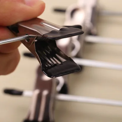 Metal clothes hanger For clothes underwear With 2 clips for socks underwear hanger for hotel