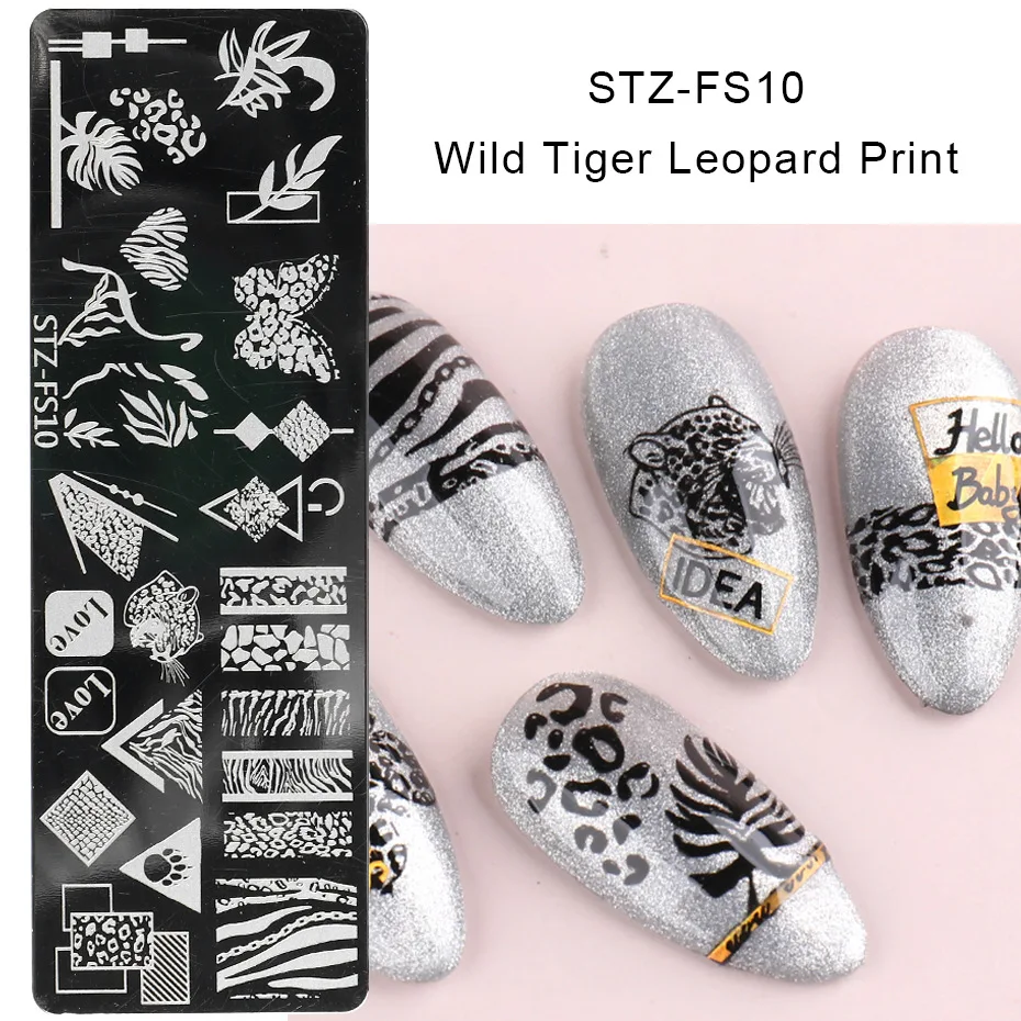 12*4cm Nail Art Templates Stamping Plate Summer Ocean Design Flower Starfish Temperature Lace Stamp Manicure Templates Plates